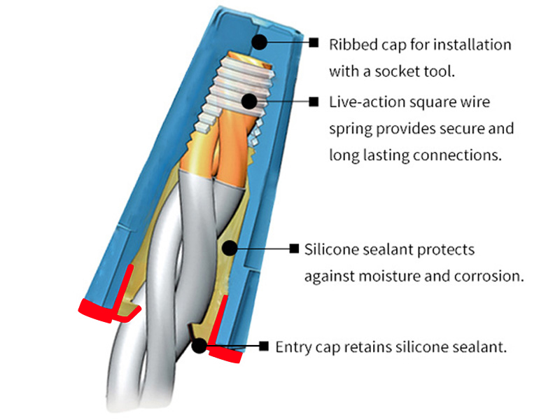 Dicio Waterproof Landscape Wire Connectors