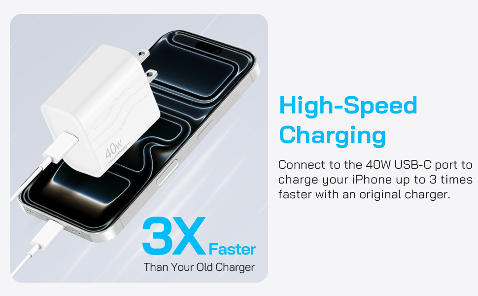 3X Faster Charging