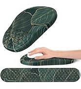 Hasinart Ergonomic Mouse Pad and Keyboard Wrist Rest with Massage Design, Space-Saving Mouse Pad ...