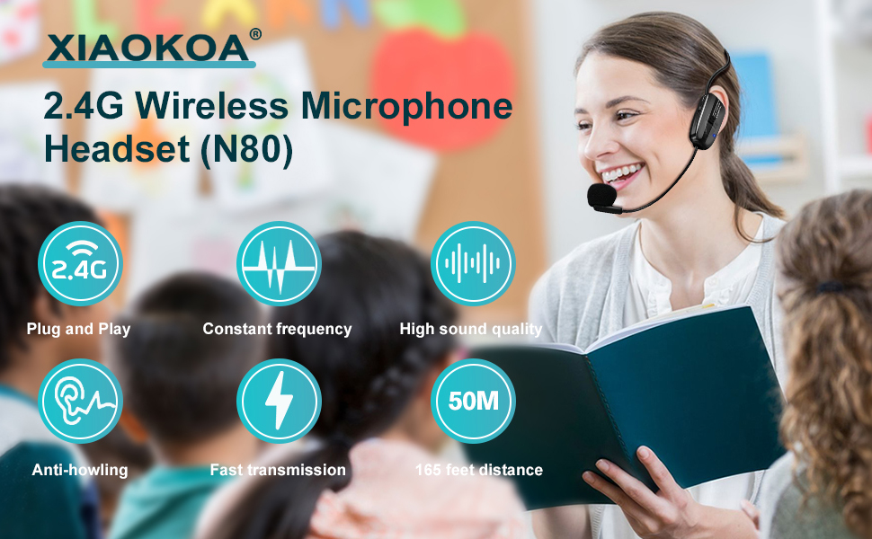2.4G Wireless Headset Microphone