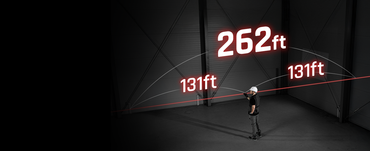 Measures up to 262 feet