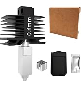 HIKUDIY 0.4mm Hardened Steel Hotend Nozzle Kit for Bambu Lab P1P P1S X1 X1C, All-Metal Integrated...
