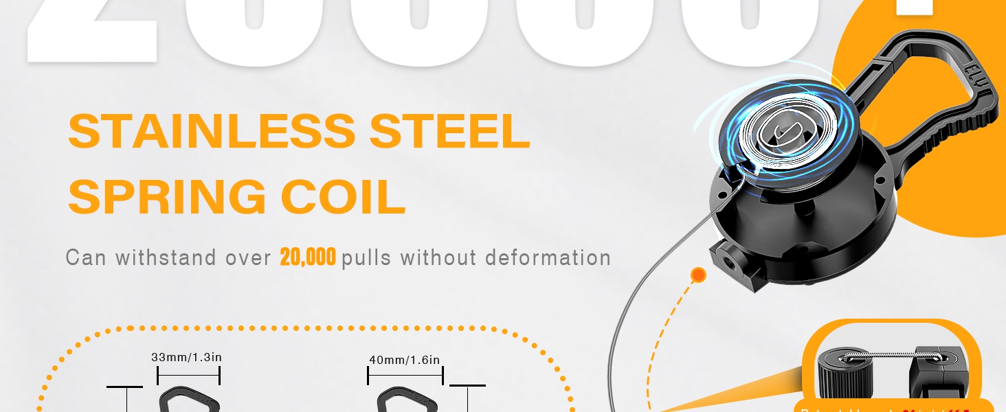 retractable keychain heavy duty