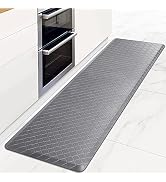 HappyTrends Kitchen Mat Cushioned Anti-Fatigue Floor Mat,17.3"x 60",Thick Waterproof Non-Slip Kit...