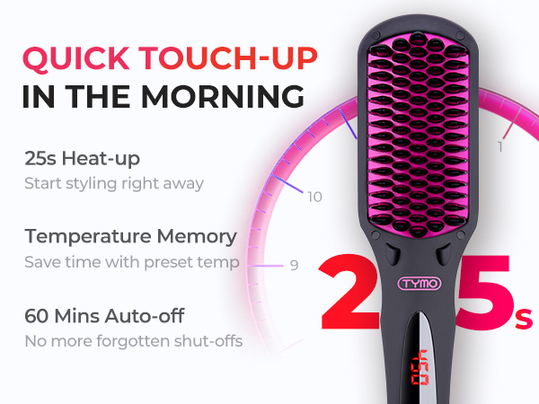 hair straightener brush