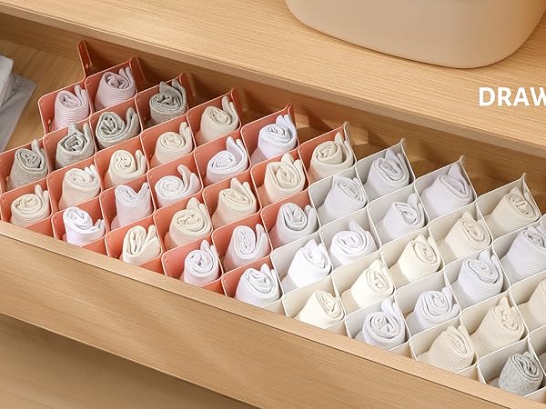 draw organizer socks