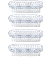 Framendino, 4 Pack Cleaning Nail Brushes Two Sided Hand Scrubbing Brush Plastic Fingernail Brush ...