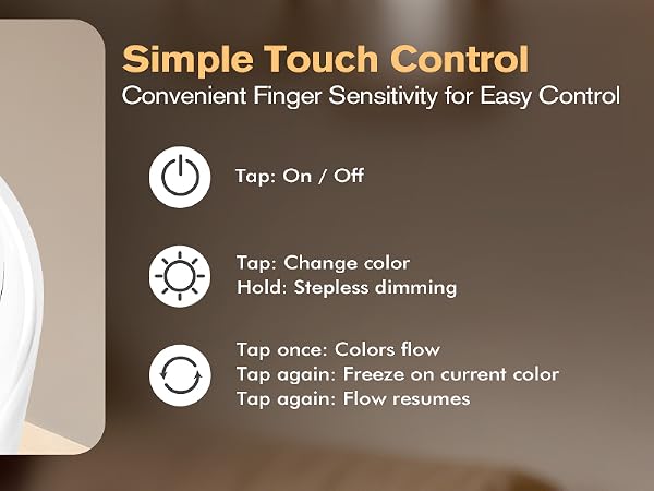 touch lamps for nightstand