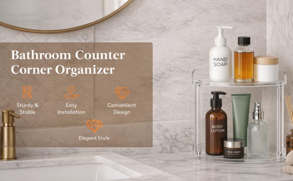 Bathroom Corner Organizer