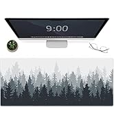 Galdas Gaming Mouse Mat Forest Background Pattern XXL XL Large Mouse Mat Long Extended Mouse Pad ...