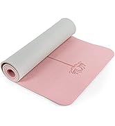 Yoga Mat Non Slip, Pilates Fitness Mats, Eco Friendly, Anti-Tear 1/4