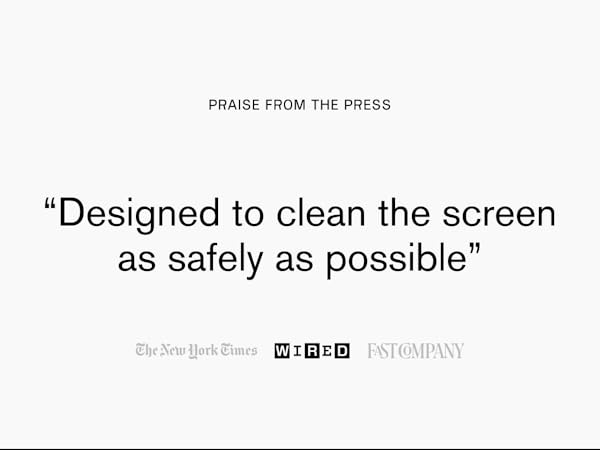 press new york times wired fast company am display cleaner refill ipad iphone screen protection