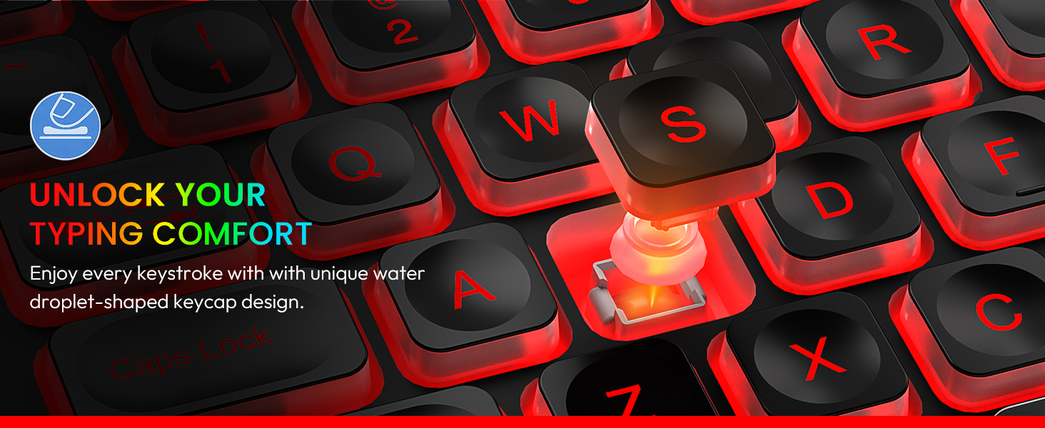 crate silent soft keys fit finger