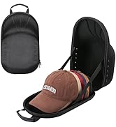 ProCase Hat Travel Hard Case, Hat Carrier Storage Bag for Baseball Caps, Hat Organizer Box with A...