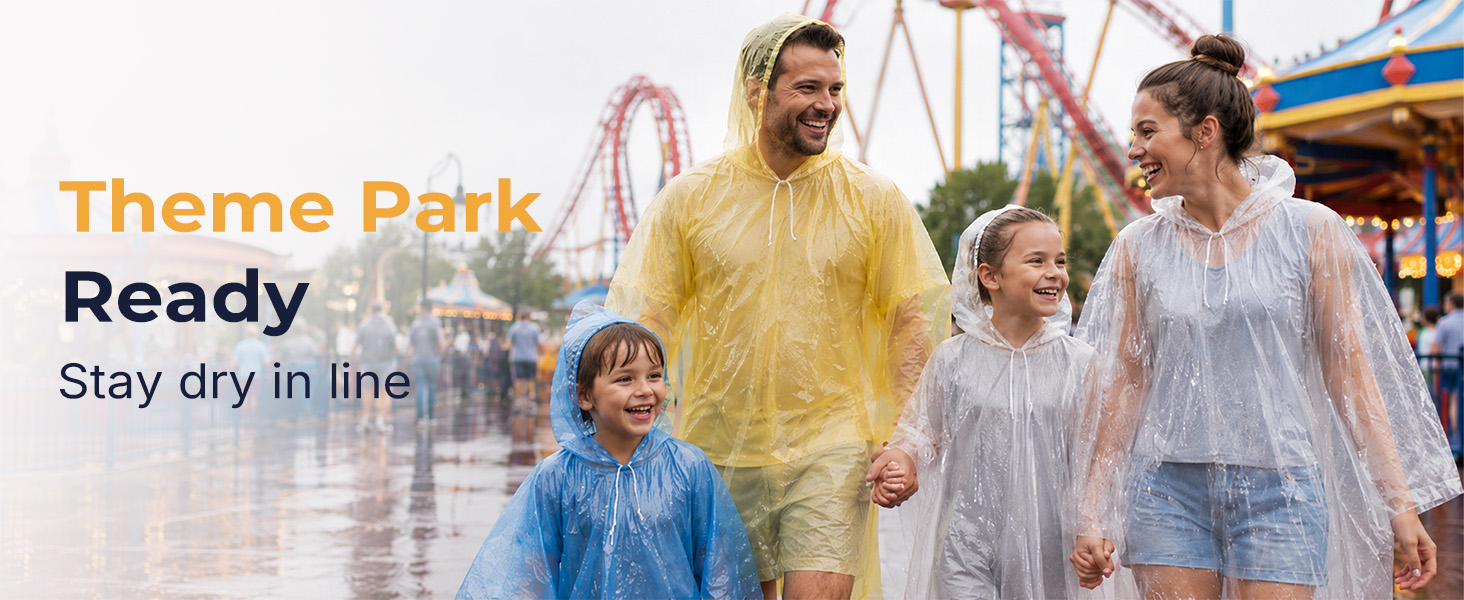stay dry in theme park