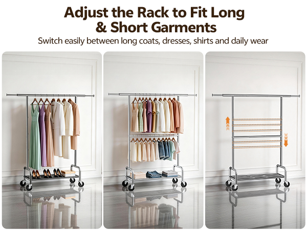 DOUBLE CLOTHES RACK