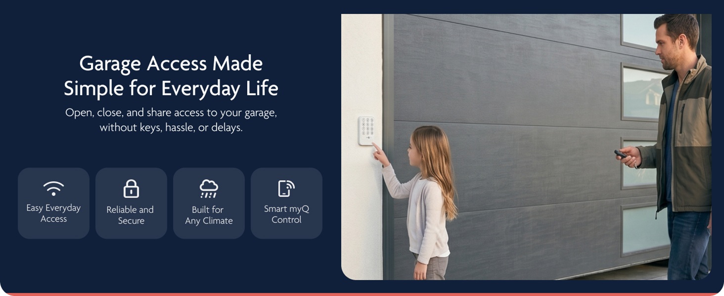 Garage access made simple for everyday life