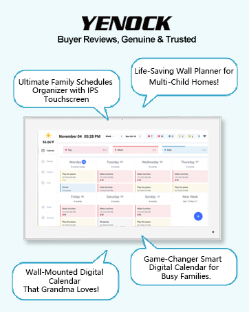 15.6 inch digital calendar