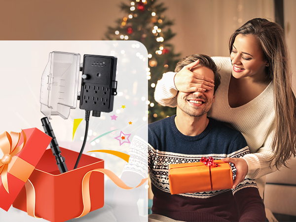 solar power outlet plug outdoor christmas lights accessories