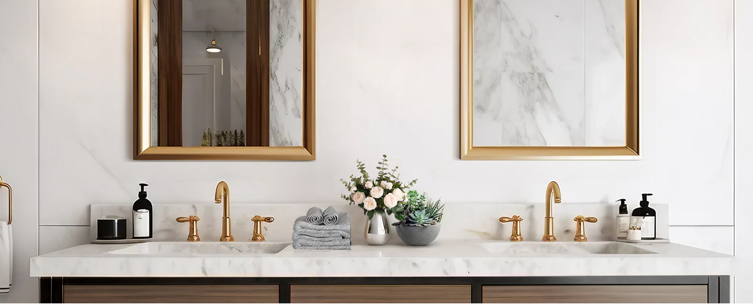 Black and Gold Vanity Light 