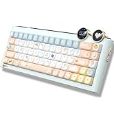 FOPATO D68 Gaming Keyboard, 68% RGB Hot Swappable Gasket Structure 3-Mode Mechanical Keyboard, 68...