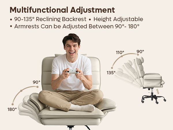 Cross Legged Office Chair