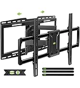USX MOUNT Full Motion Sliding TV Wall Mount for 32-90" TV, Articulating TV Mount Holds up to 150l...