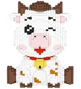 BDYDT Dairy Cattle Micro Building Blocks Set(1983PCS) Gift for Adults and Kids