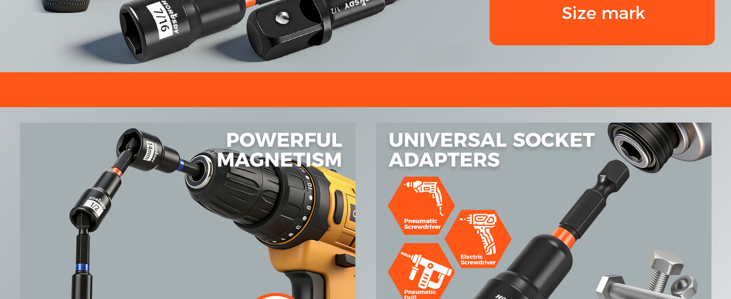 UNIVERSAL SOCKET ADAPTERS