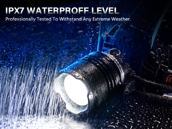 waterproof headlamp