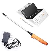 West Thorne Pro Livestock Prod, Newest Waterproof Cattle Prod Stick with LED Light,Rechargeable E...