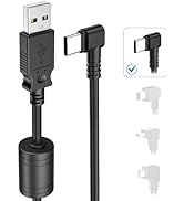Gonifeto Dash Cam Power Cord,(10Ft USB Type-C) Thicker Shielded USB C Dashcam Charger Cable, Mirr...