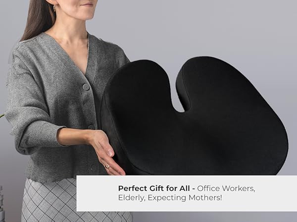 Seat Cushion Pillow - Perfect Gift for All - Office Workers, Elderly, Expecting Mothers!