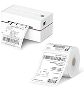 Anycash Bluetooth Thermal Shipping Label Printer + 4x6 inch Direct Thermal Shipping Labels