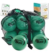 Bender Ball Official Studio Pack (Set of 12, Green), Original Soft 9 Inch Pilates Ball, Small Exe...