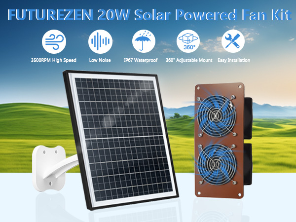 Solar Powered Fan for Chicken Coops