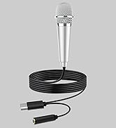 USB C Mini Karaoke Microphone for Android Phone, Laptop, Tablets Small ASMR Microphone for Voice ...