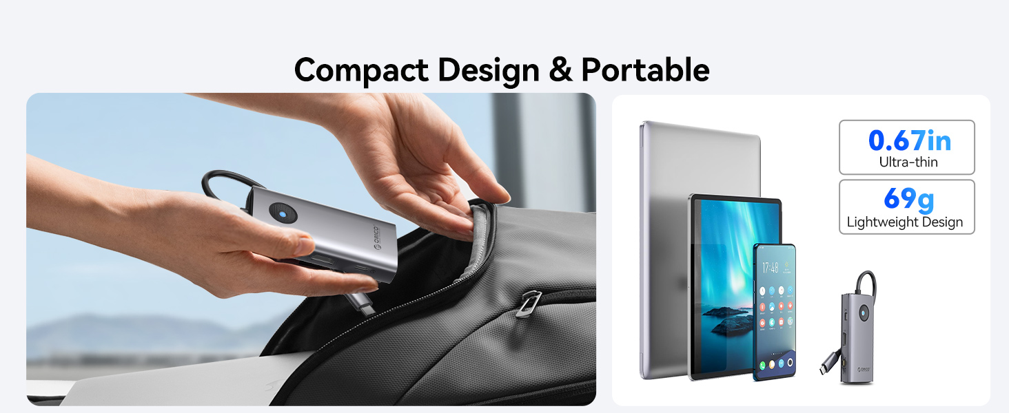 6-in-1 USB C Docking Station