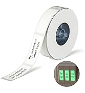 NIIMBOT Thermal Transfer Labels 0.52''x1.38'', for B18/N1 Label Maker, Long Storage Time, for Off...