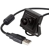 Arducam 16MP Wide Angle USB Camera with Metal Case, 1/2.8" CMOS IMX298 Mini UVC USB2.0 4K Video W...