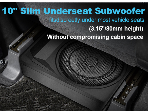 1200W powered car subwoofer