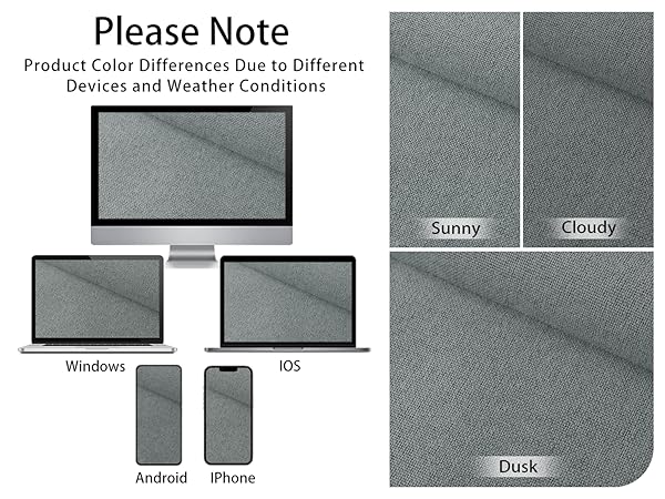 Display Color Variations