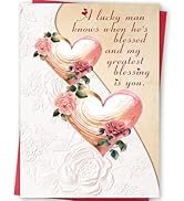 FANCYLUCKY Romantic Valentines Day Card for Wife Girlfriend, Funny Valentines Day Gifts from Husb...