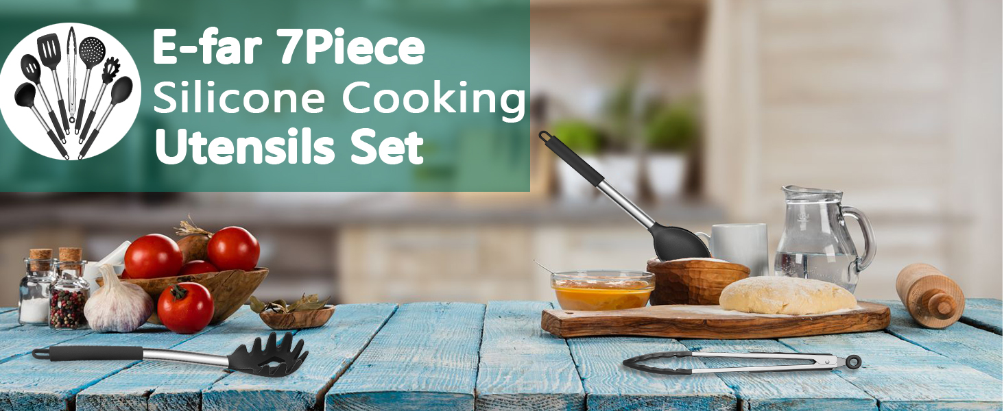 Silicone Cooking Utensils Set