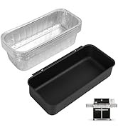 MOASKER 70379 Catch Pan &amp; 6498 Drip Pan Liners for Weber Genesis II 400/600, Summit 400/600 Serie...