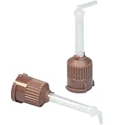 HP Brown Dental Mixing Tips with Short Intra Oral Tips (50 Tips) (1 Pack)
