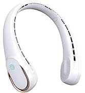 FrSara Neck Fan, Portable Personal Fan Strong Wind, 5200mAh, Air Volume,360° Cooling, No Hair Twi...