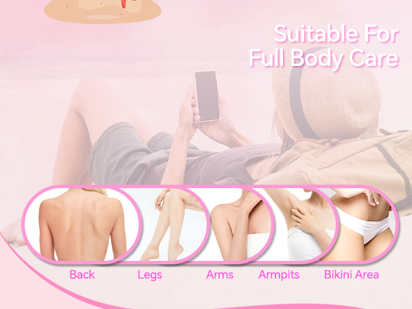  Body Shaver for Face, Legs, Underarms, Pubic Hair