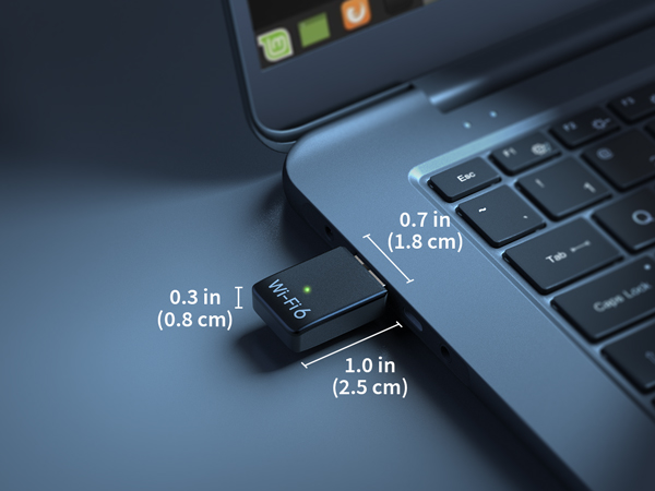 Internal Antenna of the Adapter Delivers Stable Signal without Blocking Nearby USB Ports