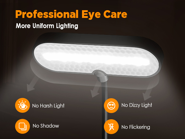 Professional Eye Care Book Light,No Harsh?No Shadow?No Dizzy?No Flickering